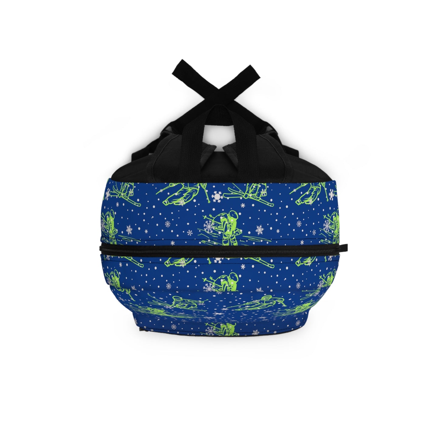 School Essentials: Kids’ Royal Blue Ski-Inspired Backpack - Perfect for Young Ski Enthusiasts!