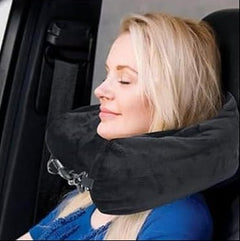 Stuff able travel pillow for air travel and car trips.
