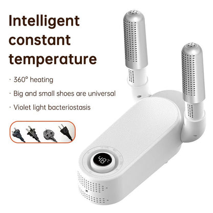 Best Intelligent Boot Dryer & Shoe Sterilizer – Foldable Boot Warmer with UV Antibacterial and Timer