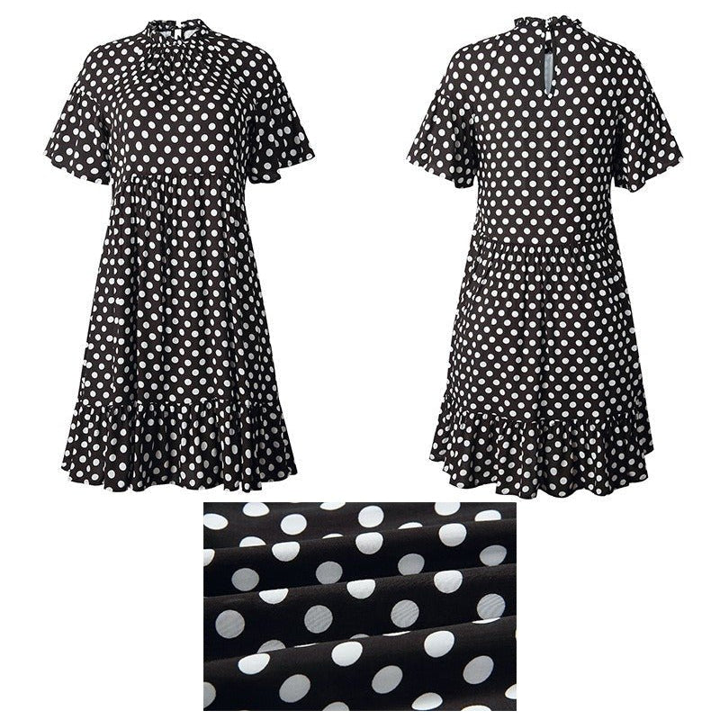 Chic Polka Dot Chiffon Dress for Millennials & Gen Z - Perfect for Spring, Summer, and Fall - Best Gifter Ever: Everyday Items and Unique Gifts for Ski, Snowboard, Travel, and More