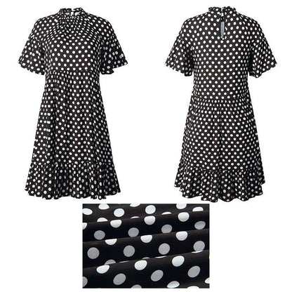 Chic Polka Dot Chiffon Dress for Millennials & Gen Z - Perfect for Spring, Summer, and Fall - Best Gifter Ever: Everyday Items and Unique Gifts for Ski, Snowboard, Travel, and More