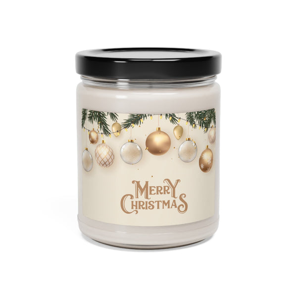 Christmas Scented Soy Candle with Essential Oils, Festive Home Fragrance, Holiday Décor, Hand Poured Candle, Winter Gift