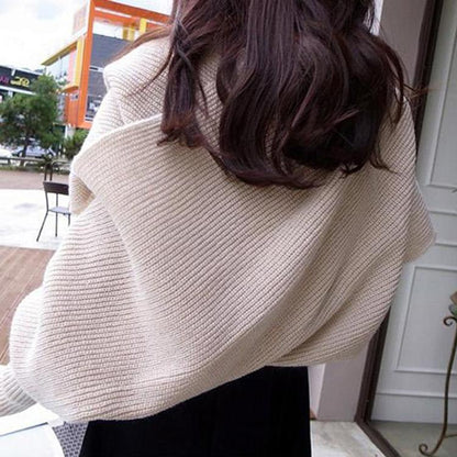 Office Ready Sweater. Travel-Friendly Fashion. Fall Winter Fashion 2025. Neutral Tone Sweater.