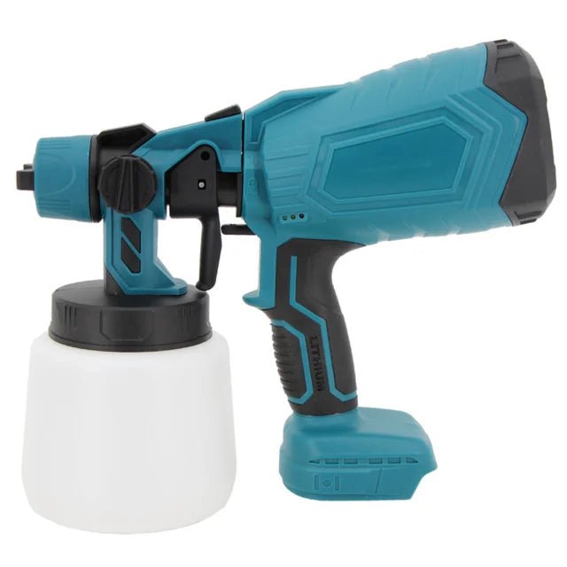 Paint Sprayer With 1000ml Container. Lightweight Cordless Paint Tool. Paint Sprayer For Ceilings And Walls. 
