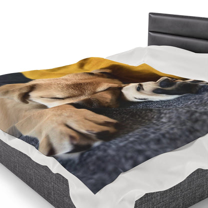 Sleeping Puppy Blanket – Cute Puppy Throw Blanket and Perfect Gift for Pet Lovers and Kids