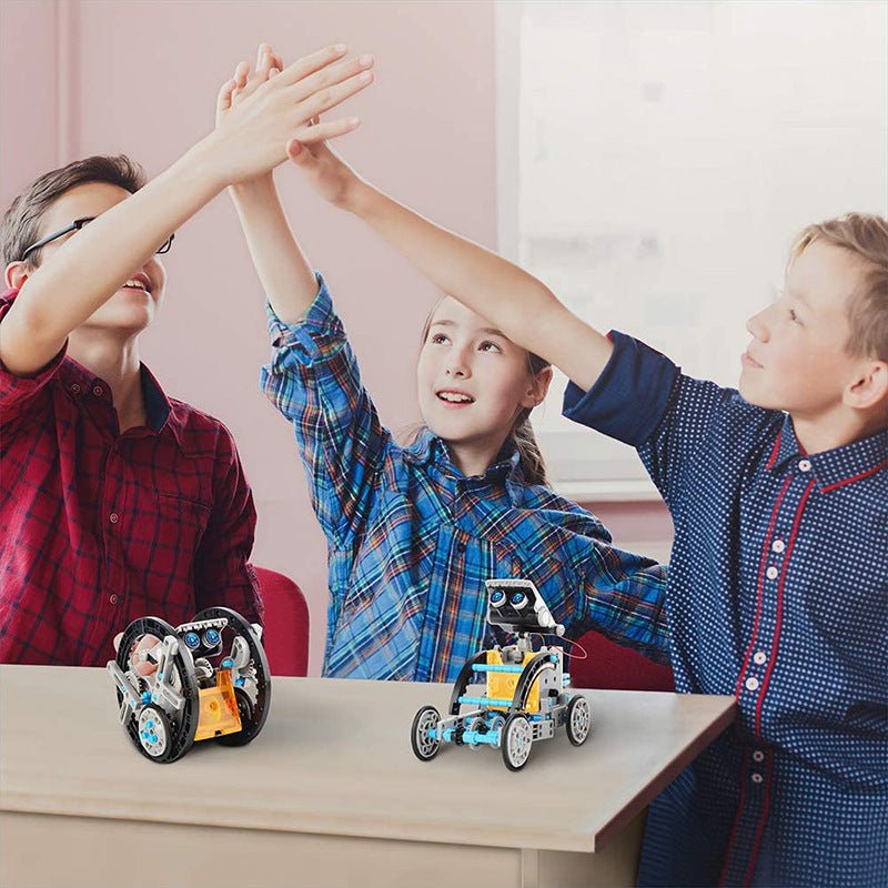 Educational Robot Building Kit. STEM Toy For 8 Year Olds. Hands-On Science Toy. Solar Energy Toy Kit. Robot Kit For Boys And Girls.