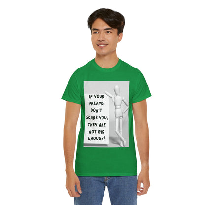 Dream Big Unisex Cotton Tee. Original Design Collection - Mix and Match. Perfect Graduation Gift. Modern Fit.