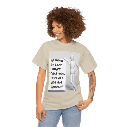 Dream Big Unisex Cotton Tee. Original Design Collection - Mix and Match. Perfect Graduation Gift. Modern Fit.