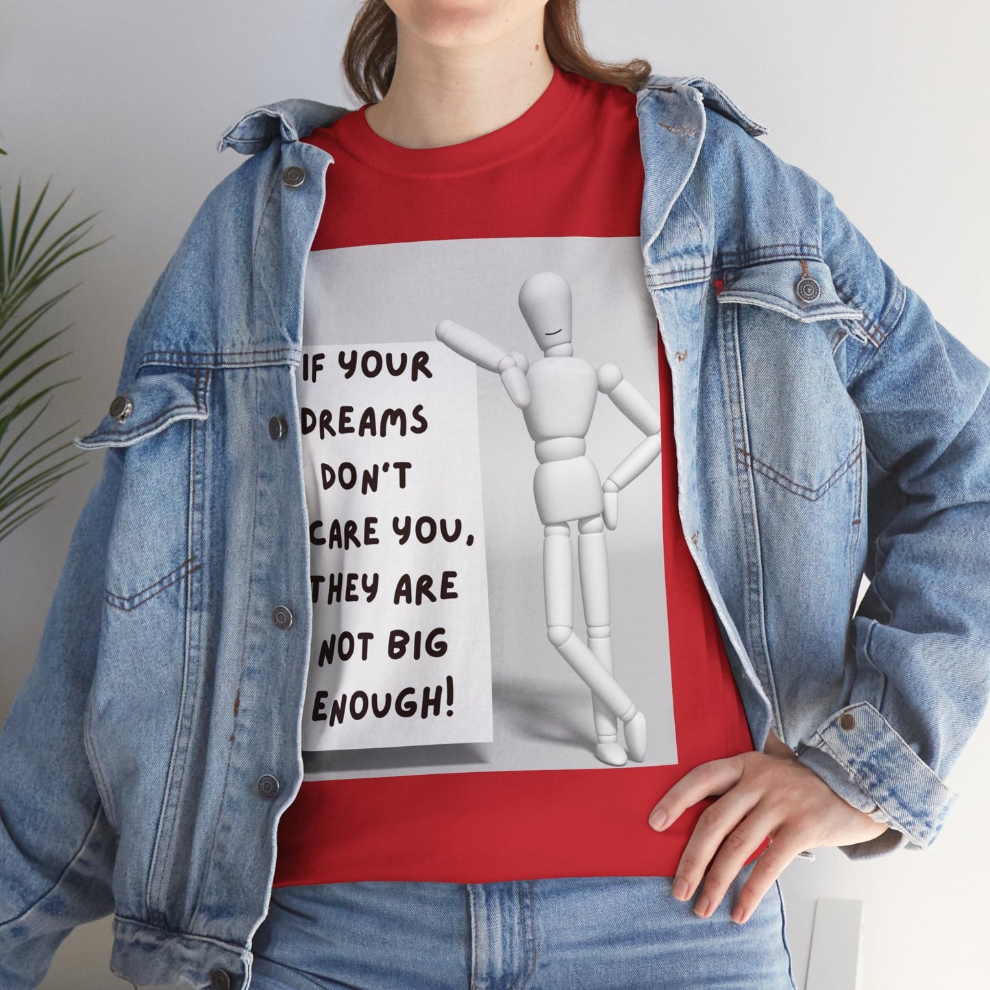 Dream Big Unisex Cotton Tee - Dare to Dream Tshirt.