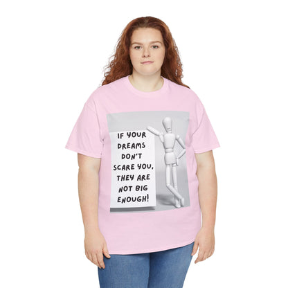 Dream Big Unisex Cotton Tee. Original Design Collection - Mix and Match. Perfect Graduation Gift. Modern Fit.