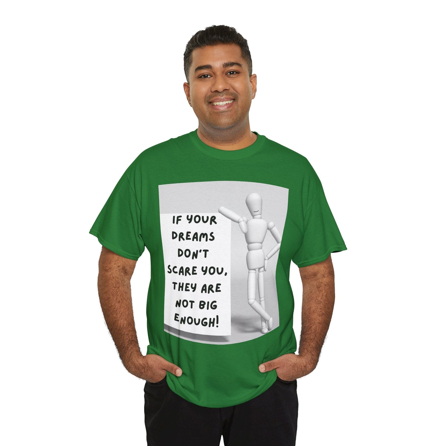 Dream Big Unisex Cotton Tee. Original Design Collection - Mix and Match. Perfect Graduation Gift. Modern Fit.