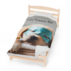 Adorable Puppy Design Blanket
Dog Lover’s Home Decor Blanket.
Plush Velveteen Dog Blanket.
Machine Washable Dog Blanket.
Dog Lover’s Blanket with Matching Pillow. Best gift ever from Best Gifter Ever! Uncommon goods.