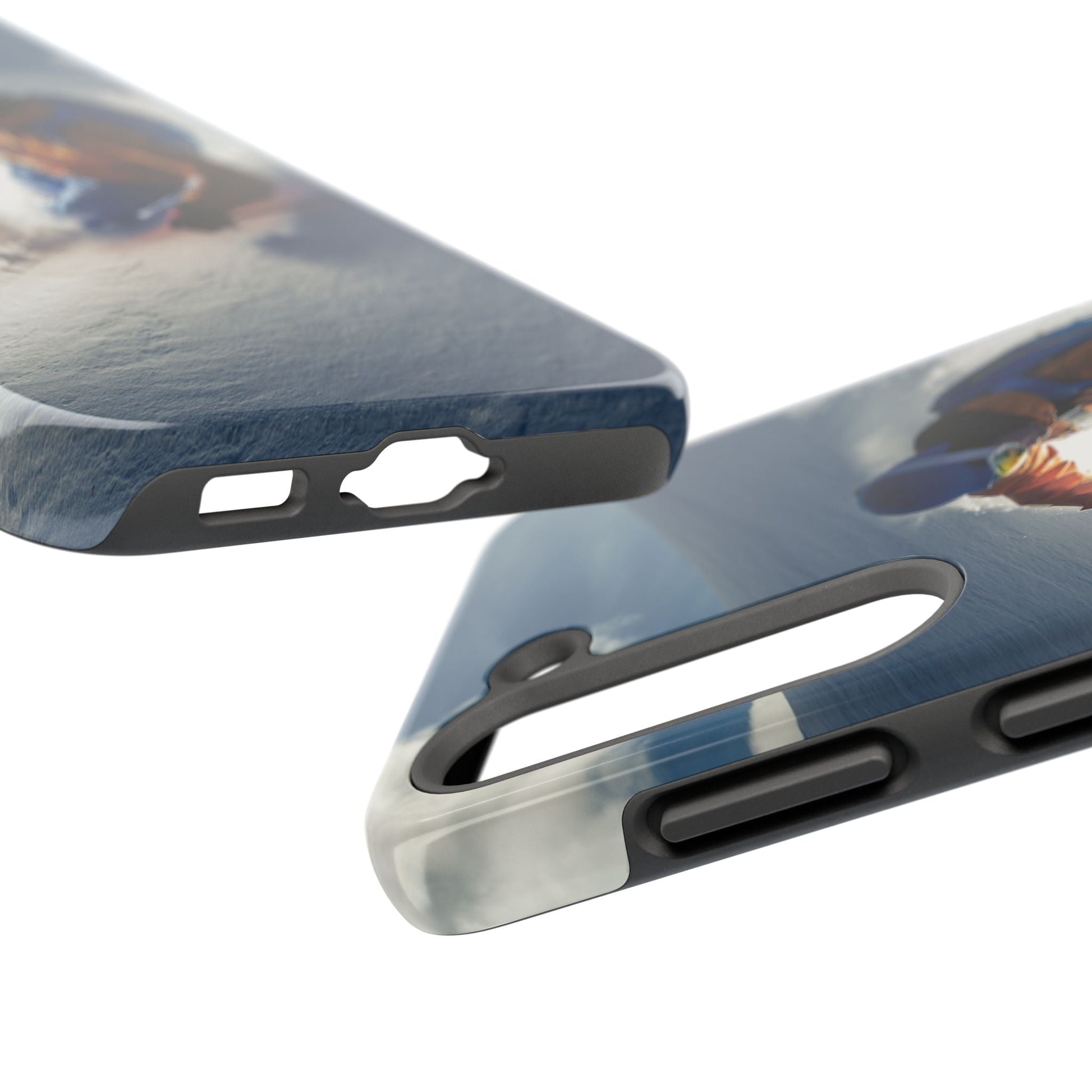 Best gift for Skiers: durable phone case with ski picture.