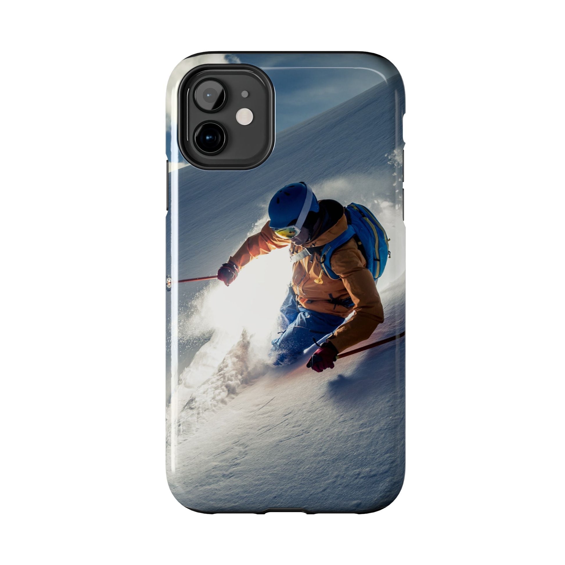 Uncommon gifts for skiers. Limited edition phone cover. Phone covers with original design.