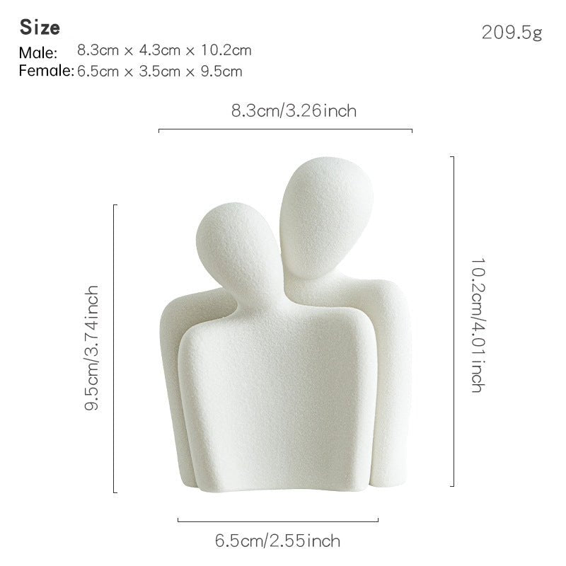 Elegant Couple Hug Statue with Golden Heart - Perfect for Valentine's Day, Birthdays, Anniversaries, Engagements, and Just Because Gifts - Best Gifter Ever: Everyday Items and Unique Gifts for Ski, Snowboard, Travel, and More