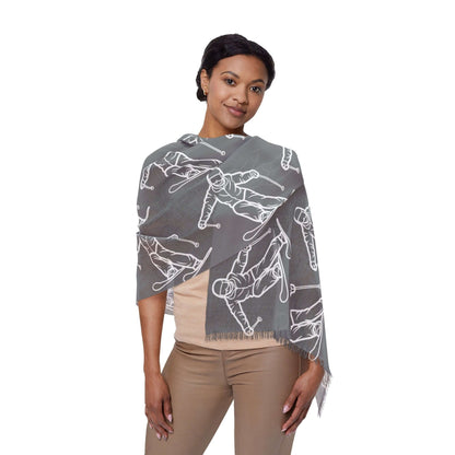 Chic Pashmina Shawl, Elegant Scarf, Sophisticated Accessories, Ski Essentials