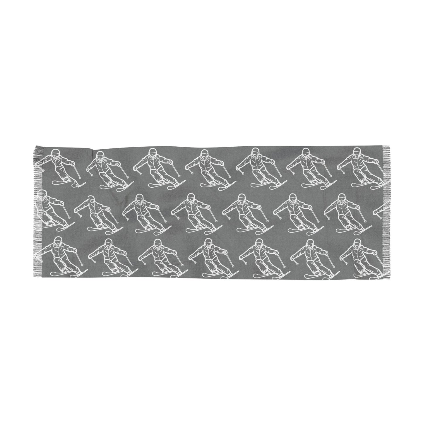 Fashionable Women' s Pashmina, Ski - Themed Elegant Shawl, Stylish Scarf, Sophisticated Headscarf, Polished Accessories,
