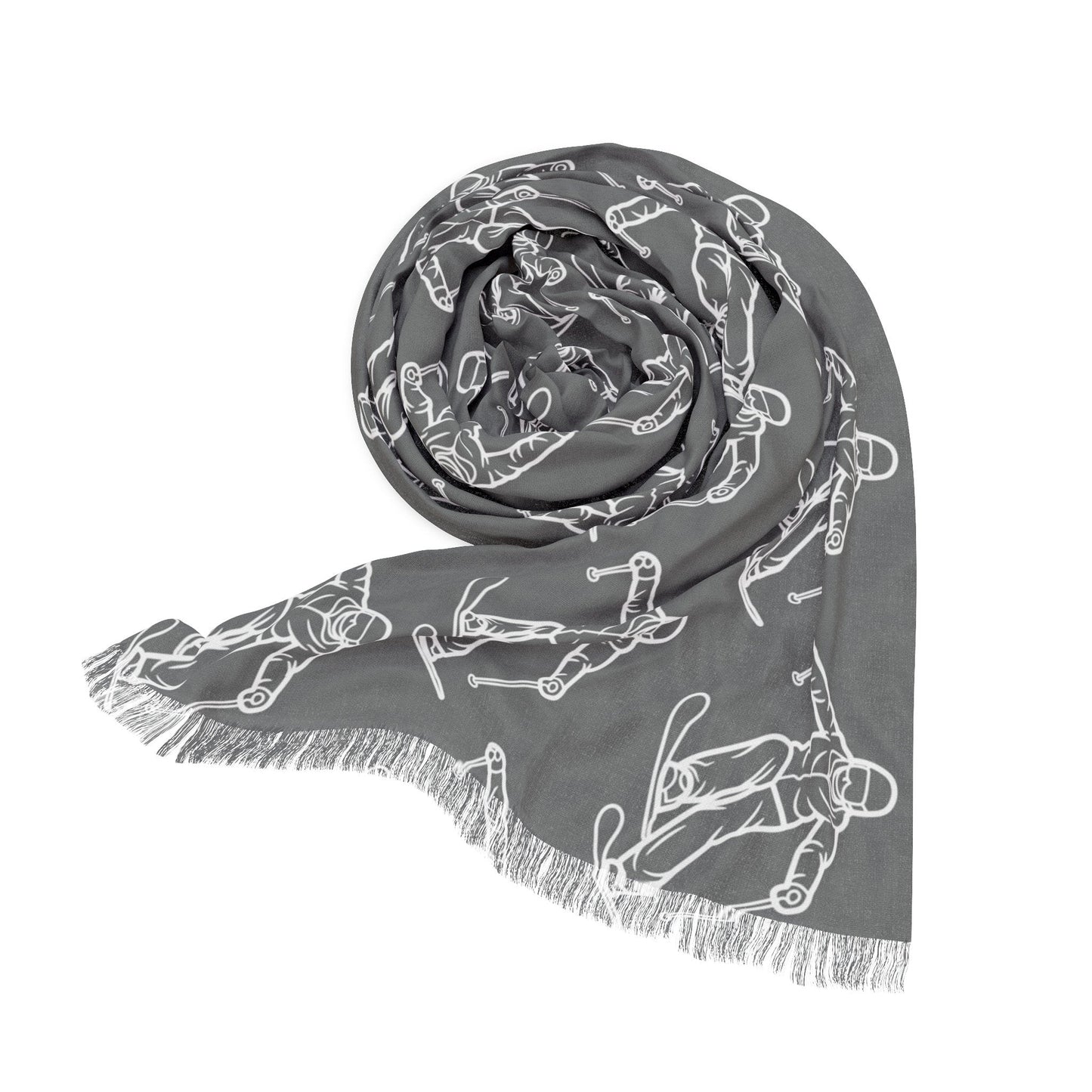 Long rectangular scarf for women. Soft, comfortable shawl pashmina for ladies.