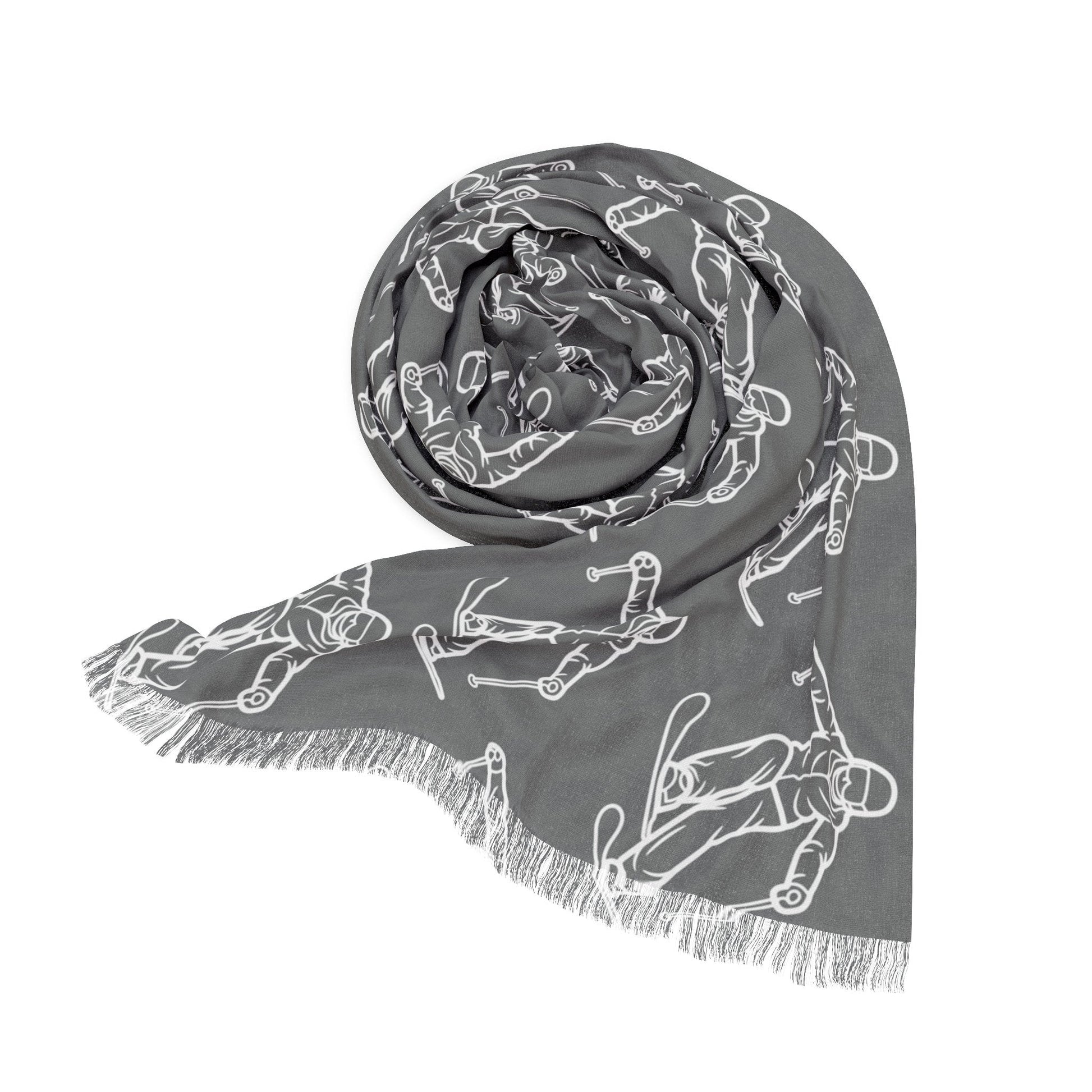 Long rectangular scarf for women. Soft, comfortable shawl pashmina for ladies.