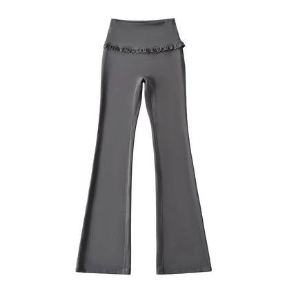 Women’s flared yoga pants streetwear style