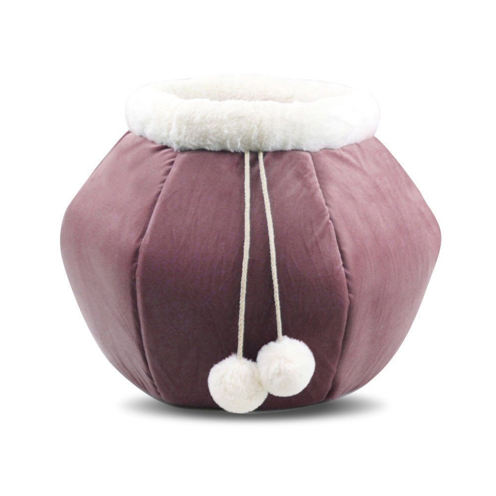 Cozy cat bowl for sleep and play. Best cat toy ever. Unique cat bedding.