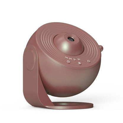 Planetarium lamp with constellation visuals. Star projector with adjustable focus.