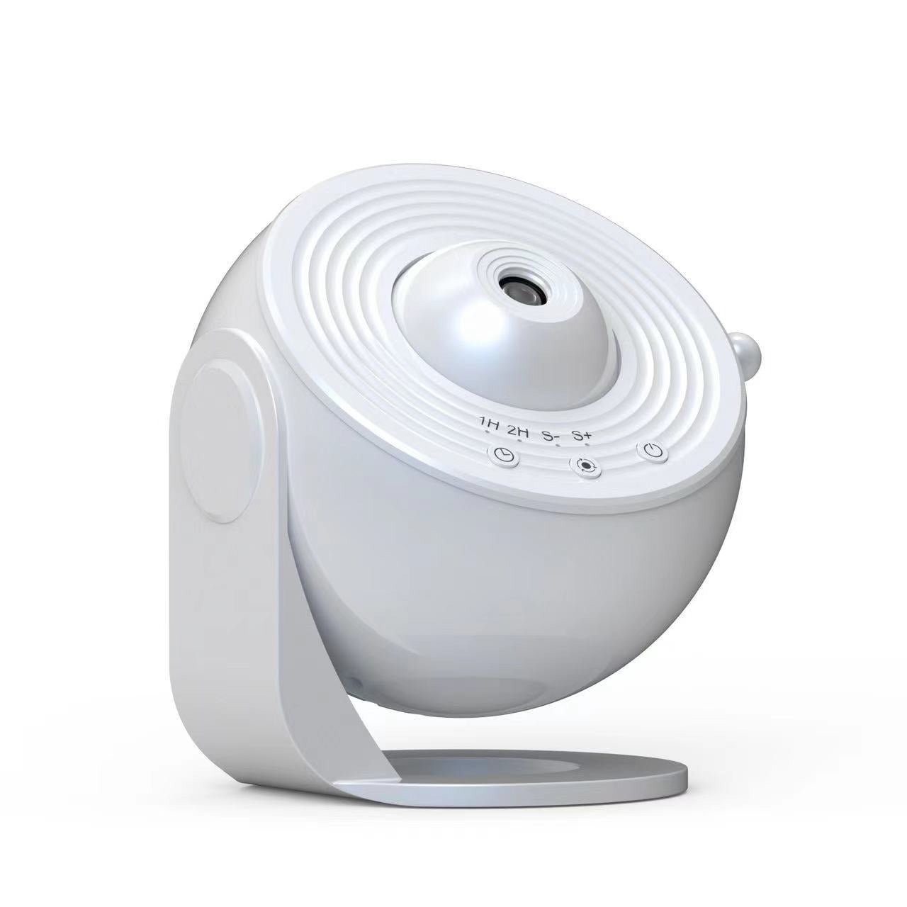 Nebula and galaxy projection lamp. Astronomy night light for children. Relaxing starry sky lamp for sleep.