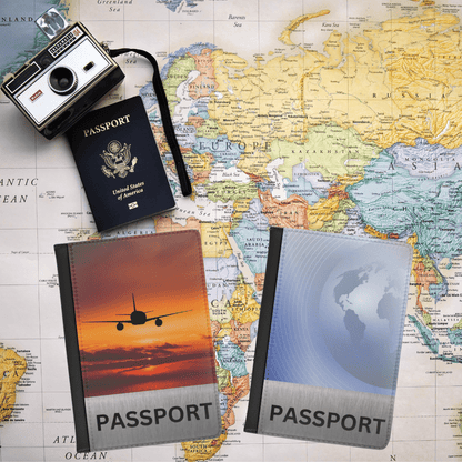 Document cover for international travelers.
