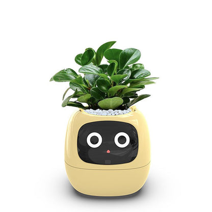 High-End AI Smart USB Planter - WiFi Connected, Interactive, Eco-Friendly with Emotional Pet Display