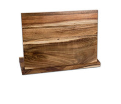 Natural wood knife storage and kitchen organization for chef's knives. Unique wedding gift. Best gift for him. Best gift for her.