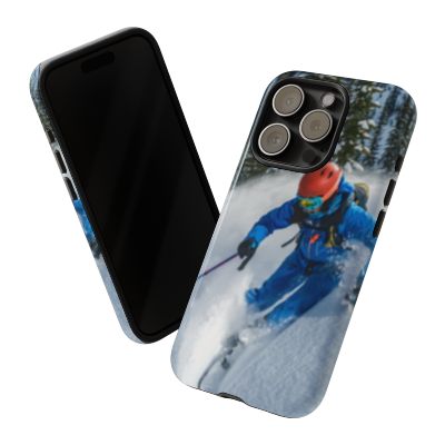 Ski Phone Case: Glossy or Matte Finish! iPhone, Samsung, Google Cover.