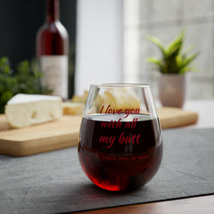 Mix and match stemless wine glasses exclusively from Best Gifter Ever. Original stemless wine glass. Unique Christmas gift for friends. Anniversary wine glass. 