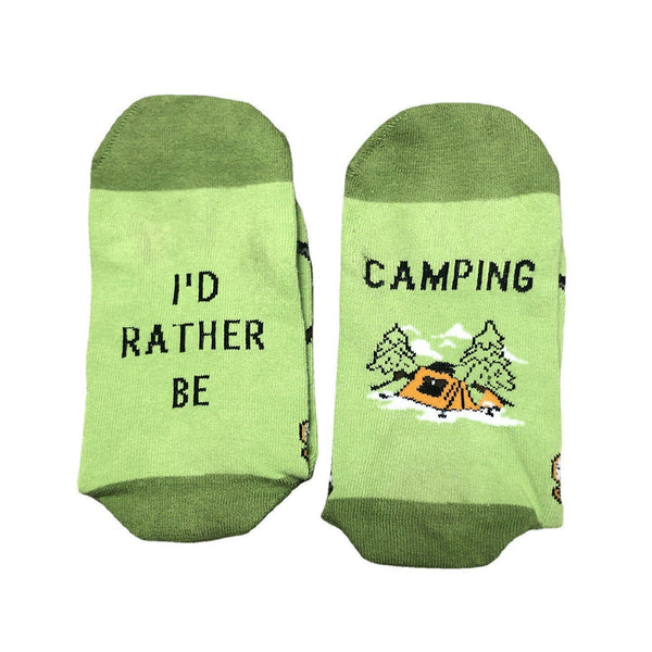 I’d Rather Be… Socks: Best Gift Ever for Fishing, Skiing, Hiking & Camping