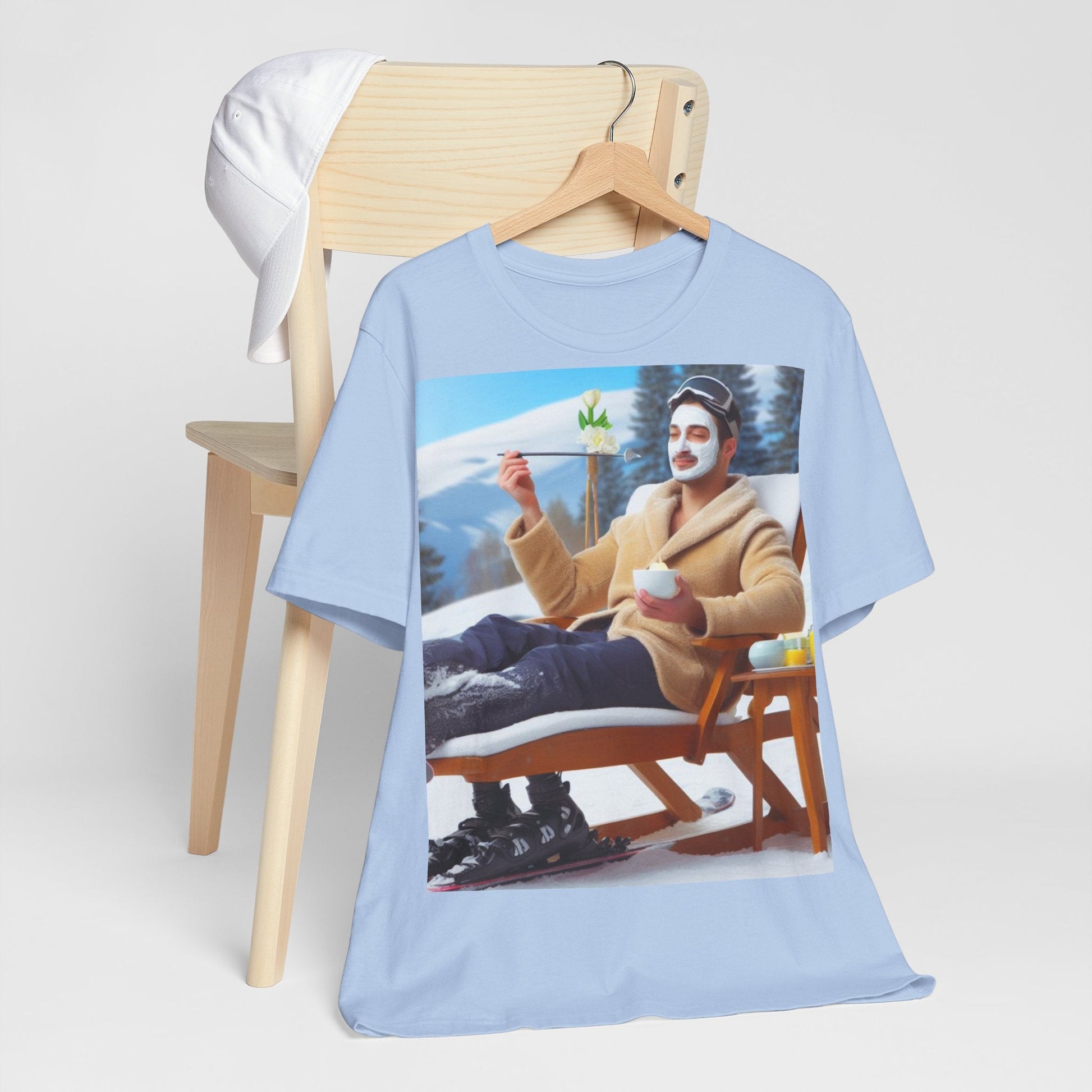 Unique gift-ready t-shirt for men and women. Best funny tee gift idea. The funniest tee. Great gift for skiers.
