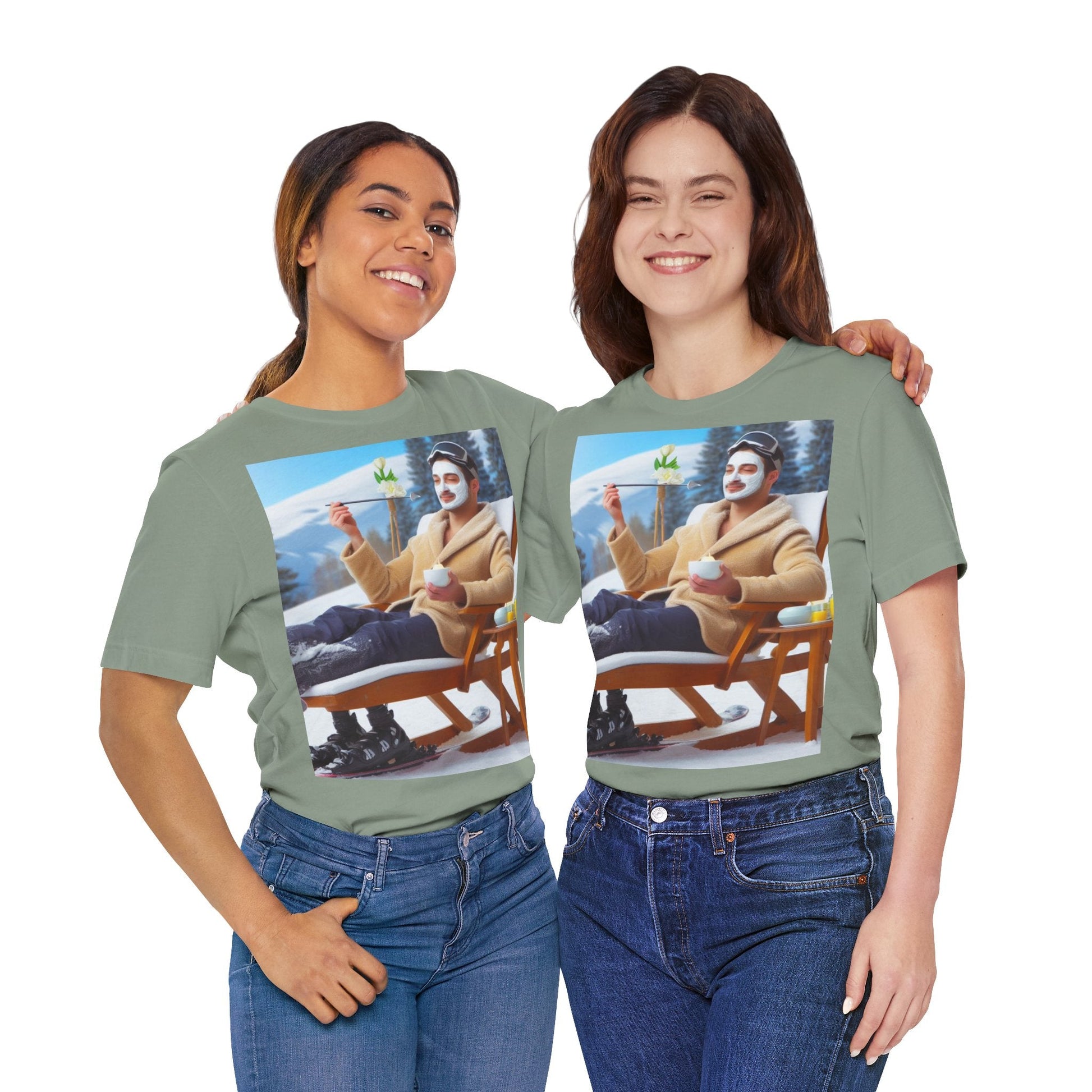 Styling ideas for layering - basic tee for all.