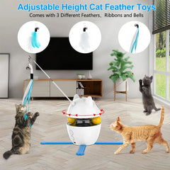 USB Rechargeable Pet Toy. Pet Toy with Air Purifier. Anxiety Relief Toy for Pets. Indoor Exercise Toy for Pets.