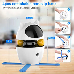 Durable Pet Toy for Active Play. Adjustable Height Pet Toy. Pet Enrichment Toy for Indoors. 