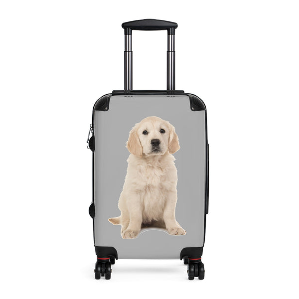 Jet-Set Pup - The Ultimate 3-Size Happy Puppy Suitcase Set for Stylish Travelers
