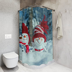 Kids Christmas Shower Curtain - Enchanting Snowmen for Winter - Themed Kids Bathroom Decor - Best Gifter Ever: Unwrap Your Passion: Ski. Snowboard. Travel. Love. Play. Shop.