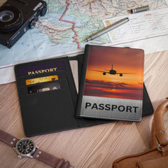 Secure Travel Wallet. Personalized Passport Holder. Customizable Passport Cover. Travel Accessories for Men. 
