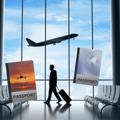 Passport Cover with Pen Holder.
Durable Travel Wallet.
RFID Blocking Passport Protector