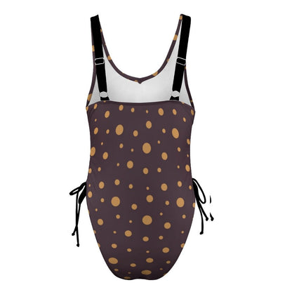 Shaping modest one‑piece swimsuit that moves comfortably with the body