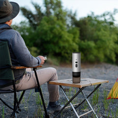 Mini Coffee Maker For Commuters. Coffee Gift For Coffee Lovers. Affordable Espresso Maker Alternative. 
