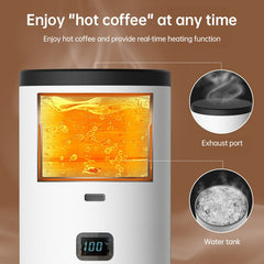 Coffee Maker For Minimalist Living. Capsule And Ground Coffee Brewer.