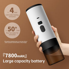 Easy To Clean Portable Coffee Maker. Coffee Maker With 20 Bar Pressure. Espresso Machine For Road Trips.