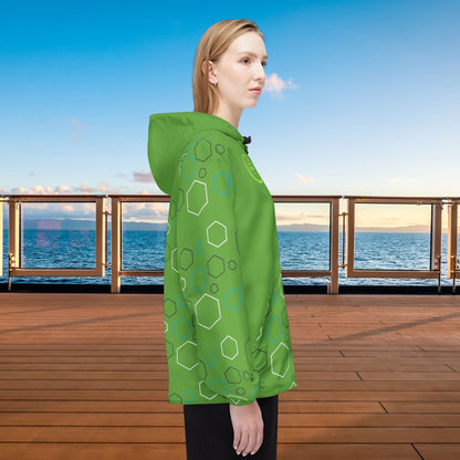 Packable Geometric Print Windbreaker: Travel Must - Have for Women, Lightweight Jacket for Men - Best Gifter Ever: Unwrap Your Passion: Ski. Snowboard. Travel. Love. Play. Shop.