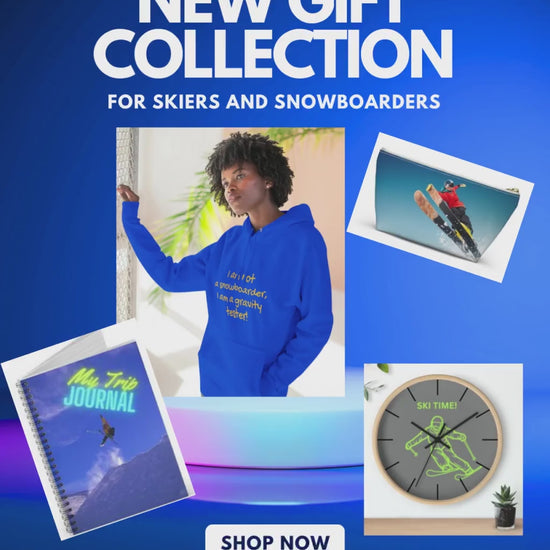 AIRBORNE - Premium Snowboarders Sweatshirt, Stylish Unisex Pullover, Skiing Sweatshirt, Winter Sports Apparel, Snowboarding Gift, Funny Sweatshirt