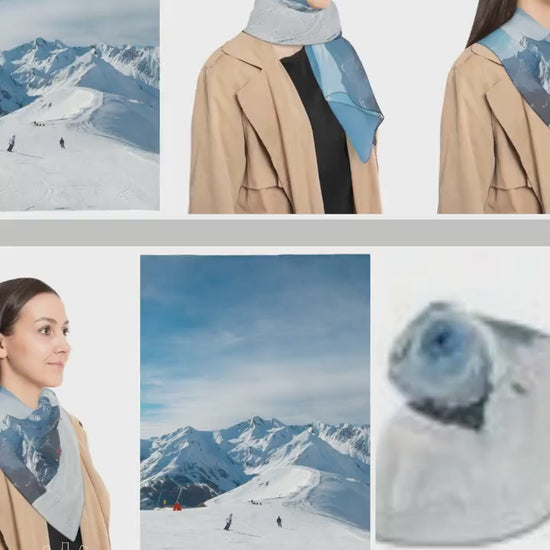World Map Sheer Scarf: Elevate Your Style Globally! 🌎✨