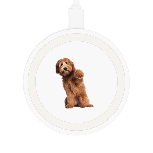 Dog Mom Gifts – Furry Dog Wireless iPhone Charger