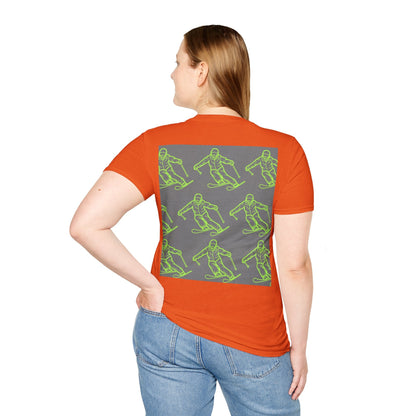 Retro Ski Lover T-Shirt: Move It, Move It! Motivational Tee for Her or Him. - Best Gifter Ever: Unwrap Your Passion: Ski. Snowboard. Travel. Love. Play. Shop.